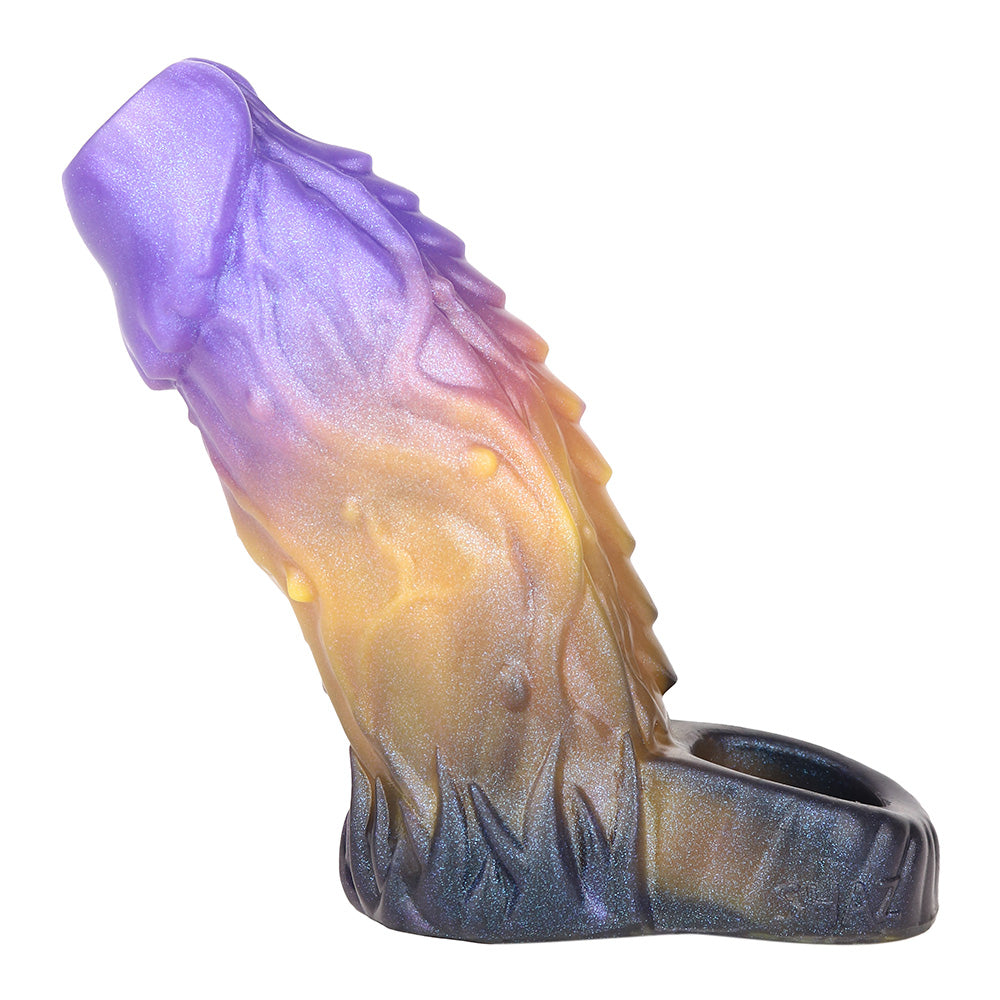 5 Inch Beast Dragon Textured  Cock Extender