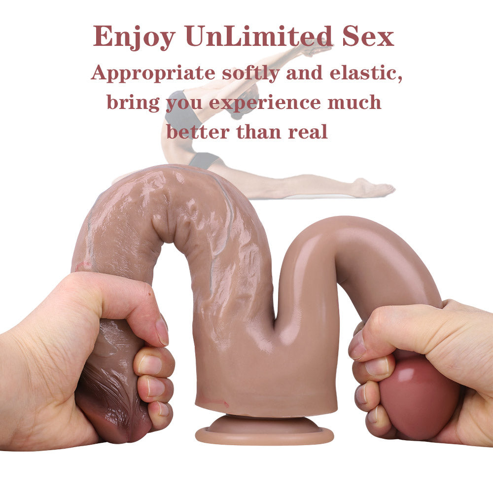 11 Inch Realistic Penis Double Penetration Dildo