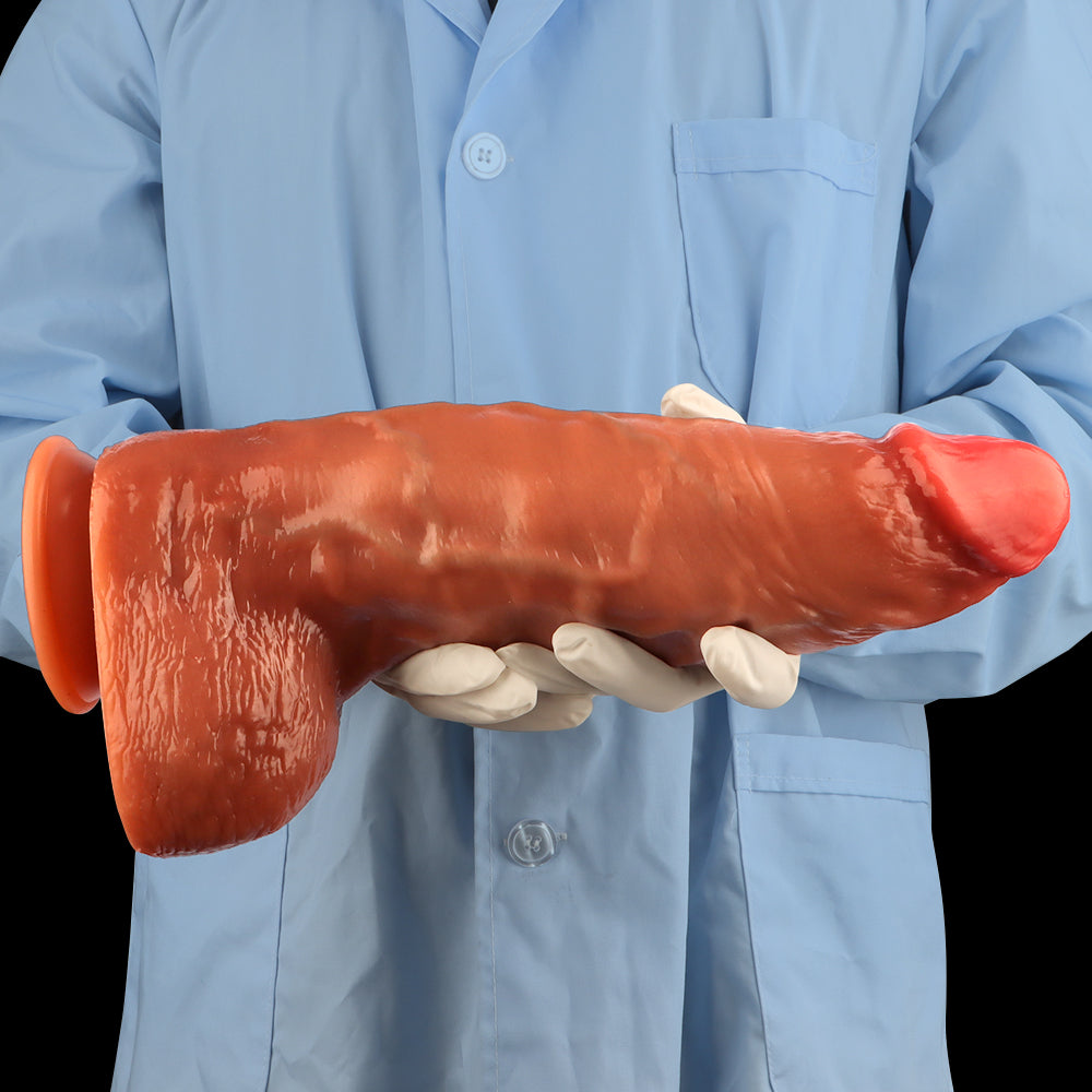 Big Realistic Dildo Thick Silicone 13 inches