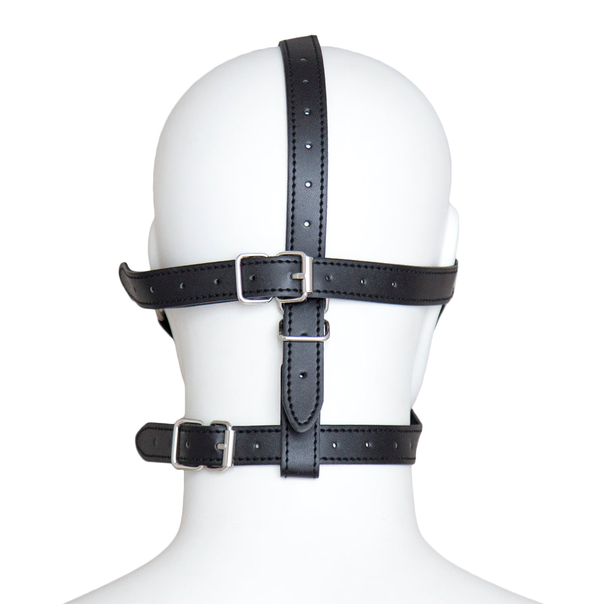 Black Blindfold Bondage Open Mouth BDSM Ball Gag