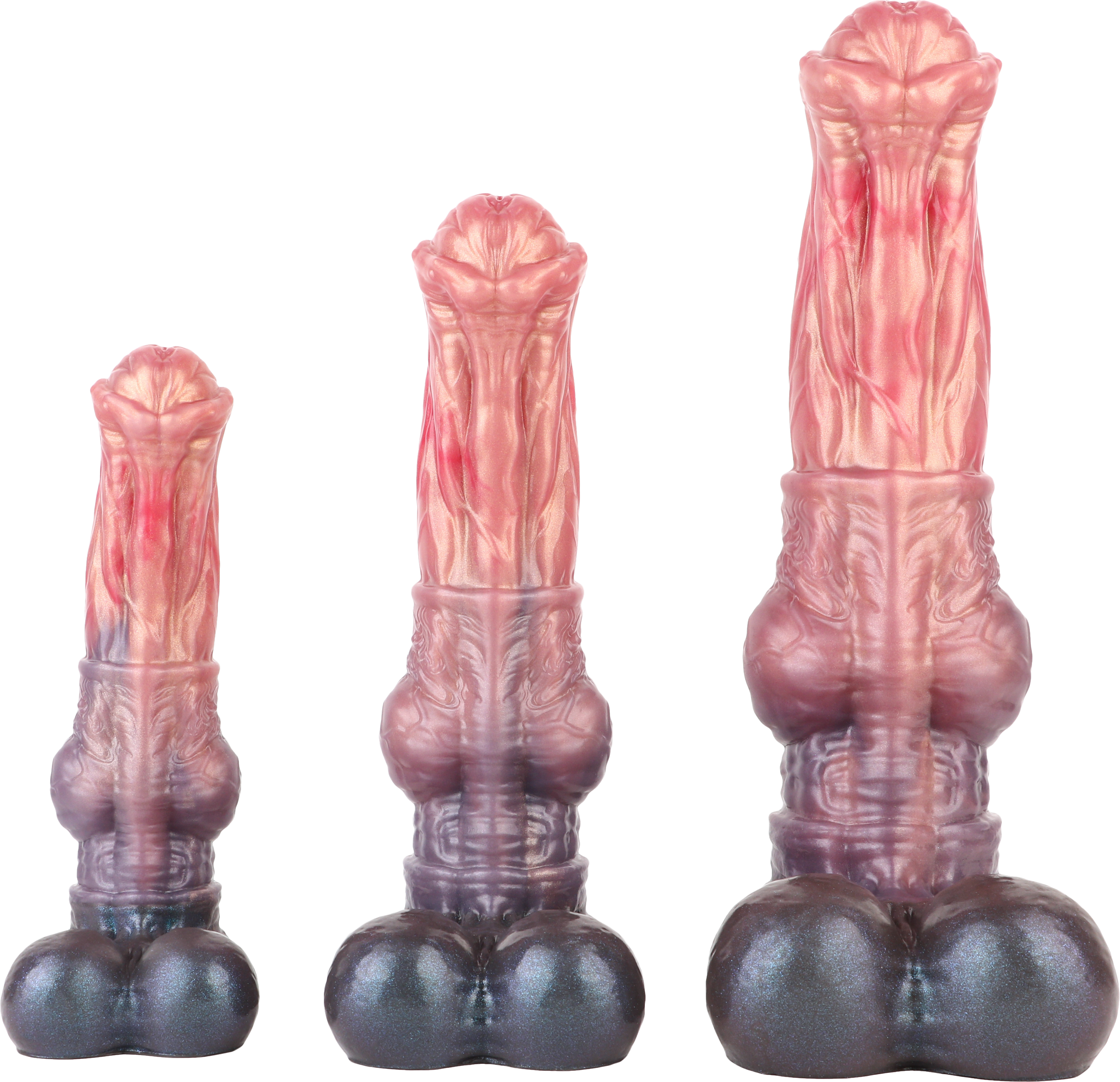 Dual Density Silicone Knot Muscle Horse Dildo