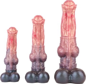 Dual Density Silicone Knot Muscle Horse Dildo