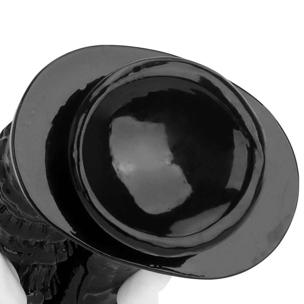 10 Inch Black Wearable Double Penetration Dildo