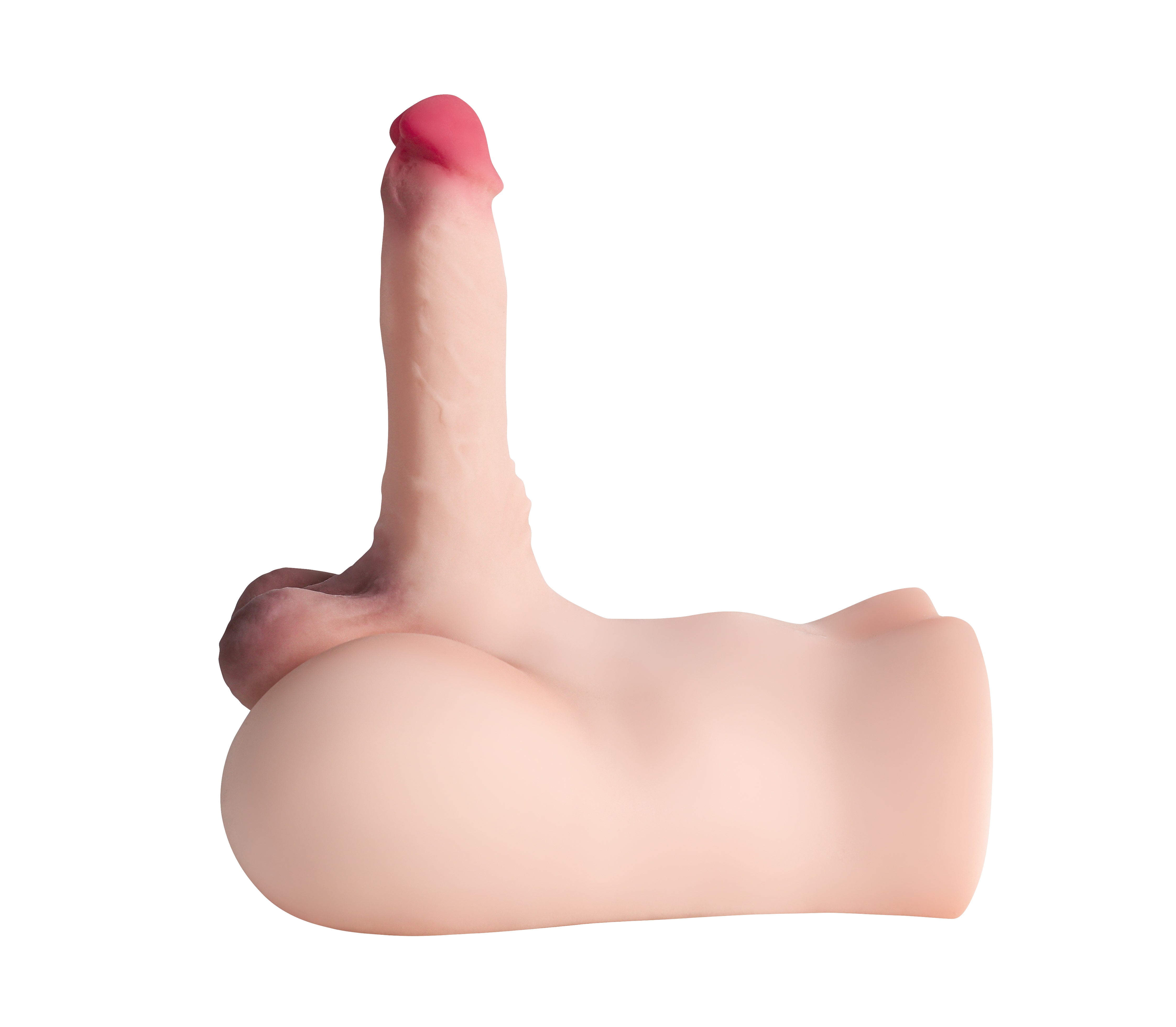 Realistic Testicles 7 Inch Dildo Male Sex Doll Torso