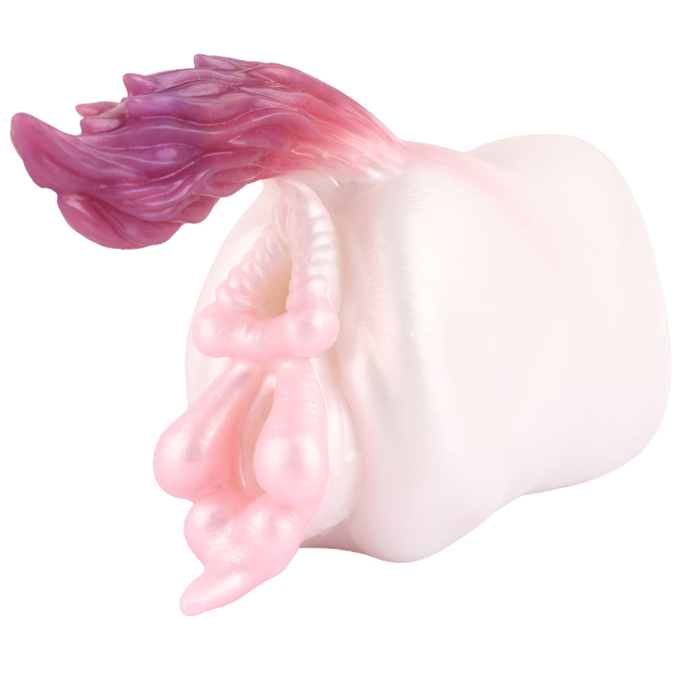 Fantasy Double Channel Silicone Horse Masturbator