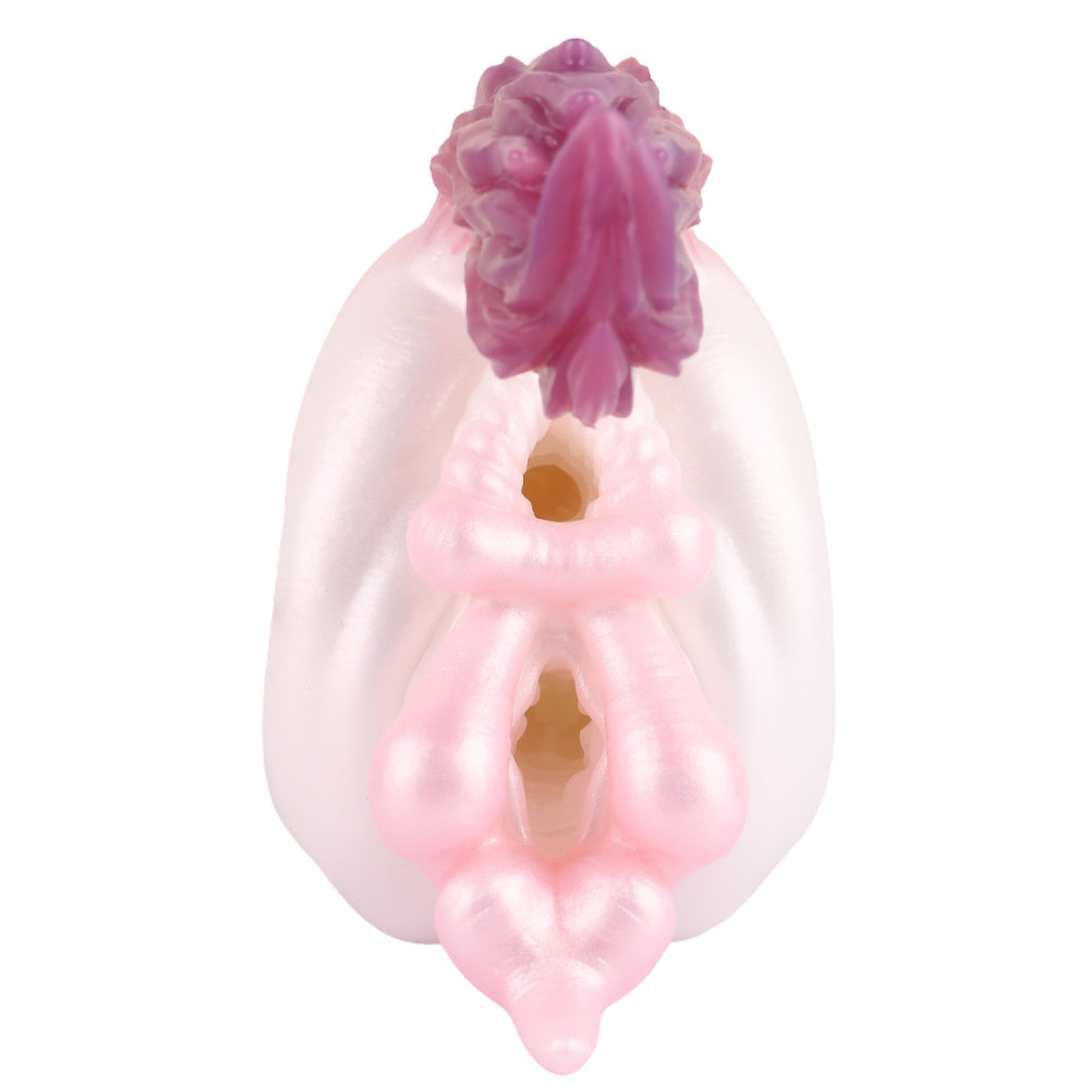 Fantasy Double Channel Silicone Horse Masturbator