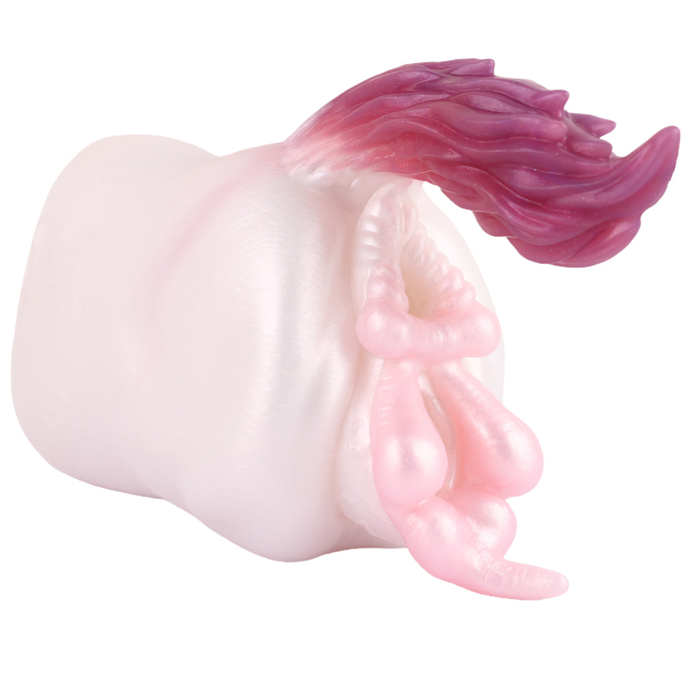 Fantasy Double Channel Silicone Horse Masturbator