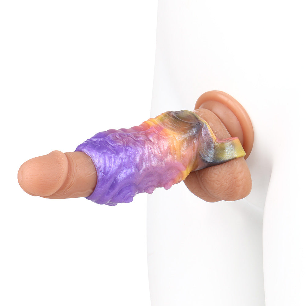 4.6 Inch Fantasy Monster Texture Penis Sleeve