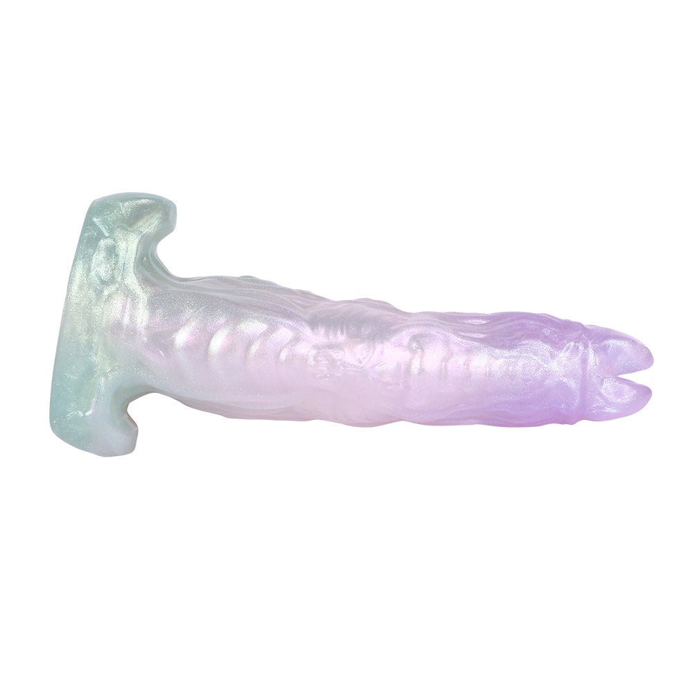 9 Inch Long Clear Silicone Ovipositor Dildo
