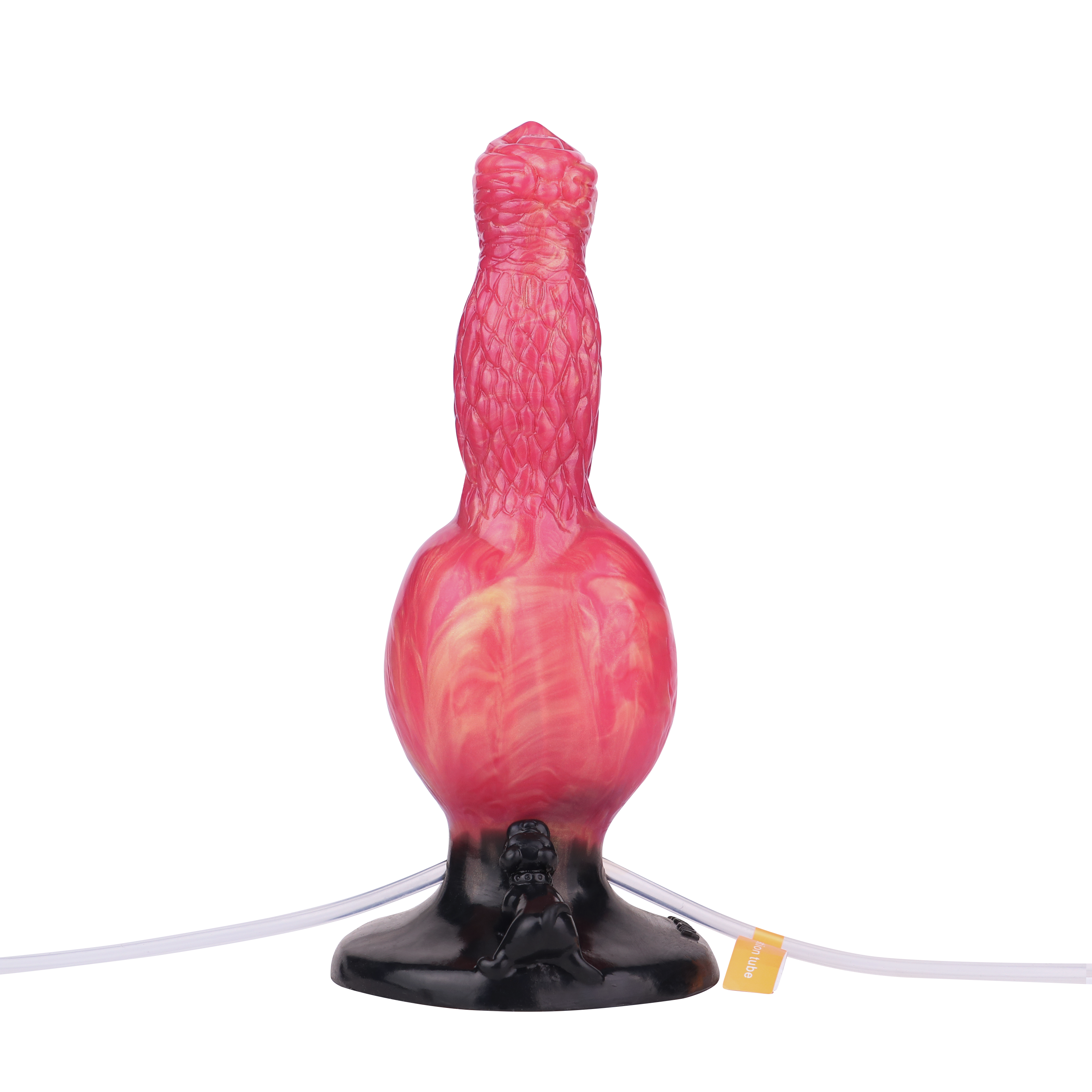 8 Inch Red Inflatable Ejaculating Dog Dildo
