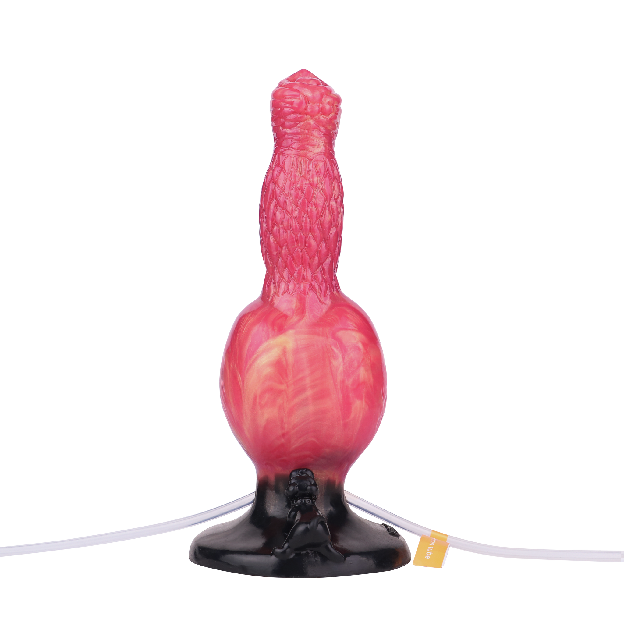 8 Inch Red Inflatable Ejaculating Dog Dildo