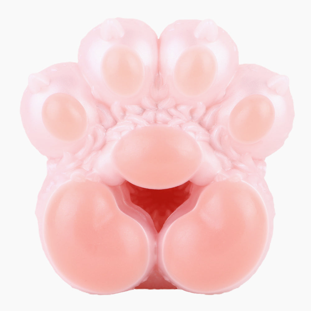 Pink Cat Paw Tight Silicone Pocket Pussy