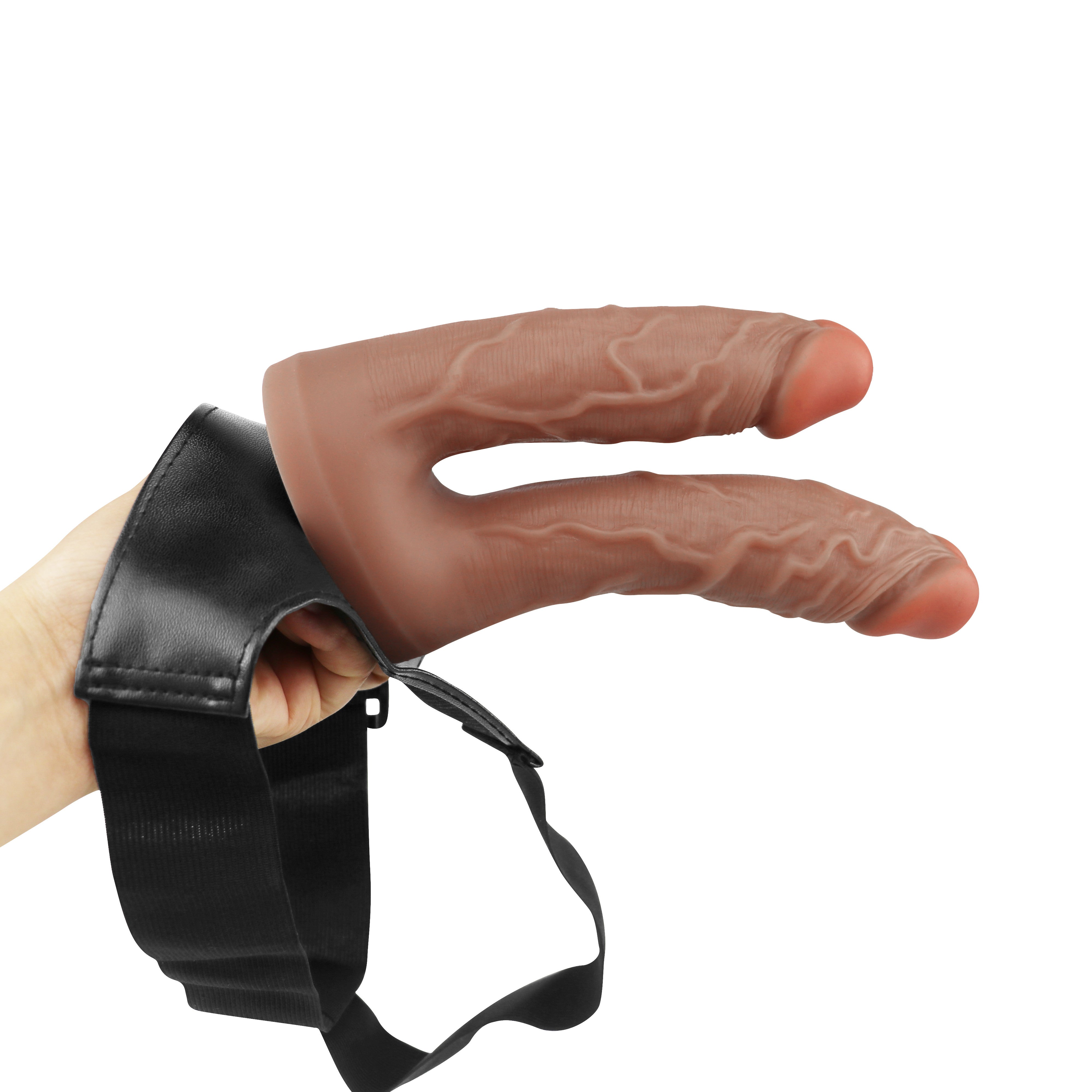 Brown Lesbian Double Penetration Strap On