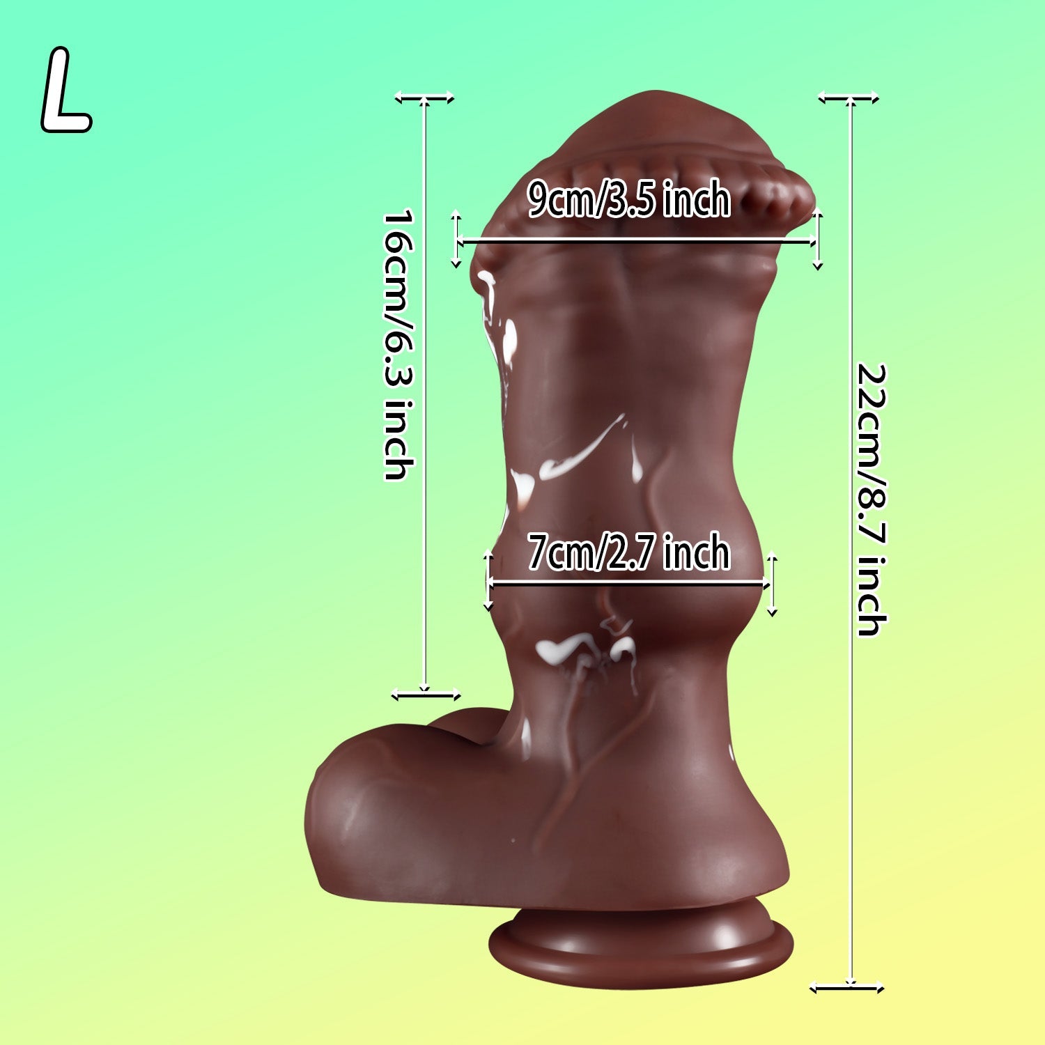 Brown Thick Pony Fantasy Animal Dildo