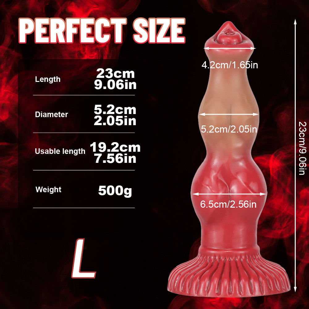 Canine Silicone Dildo Wolf Penis Sex Toy