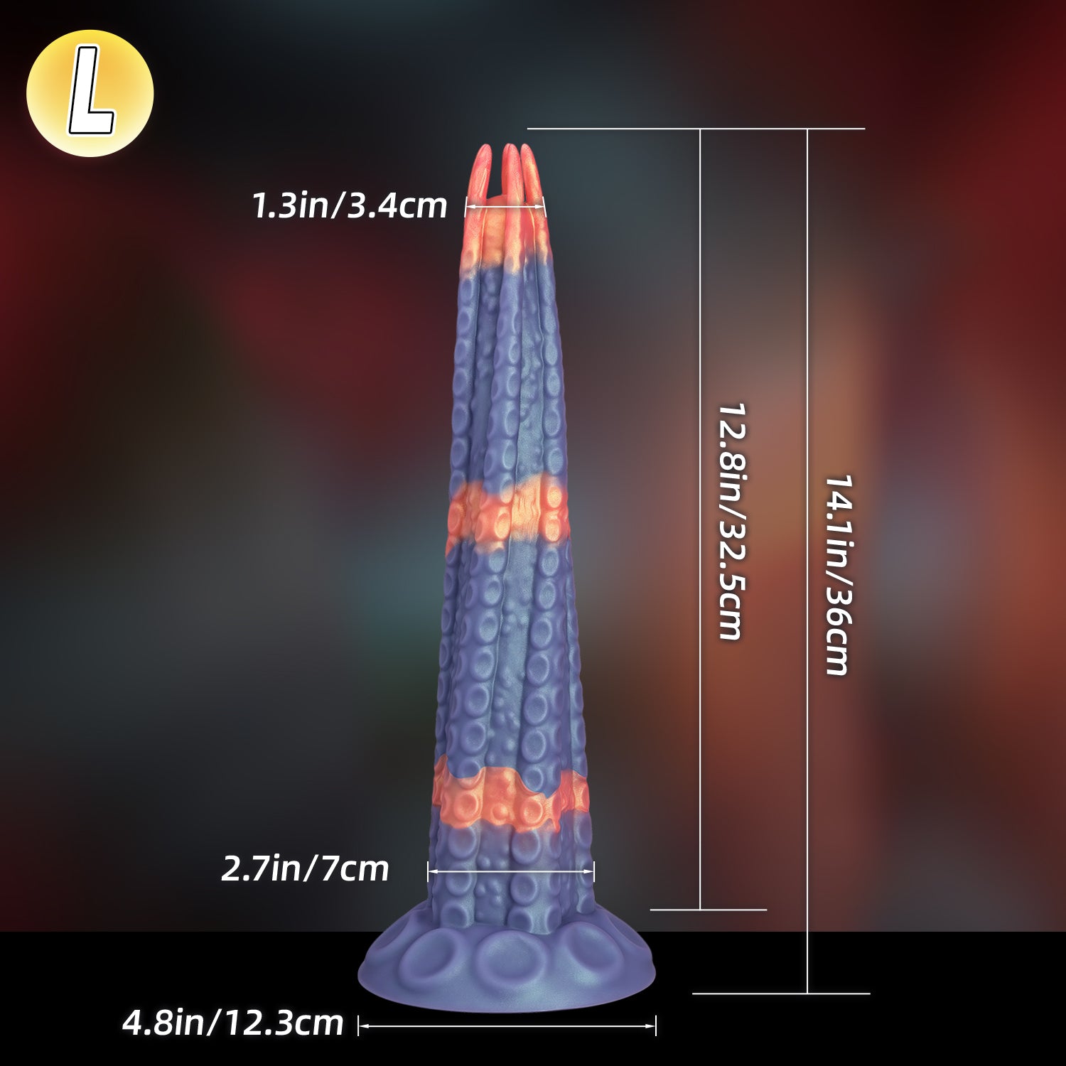 15 Inch Huge Octopus Tentacle Dildo