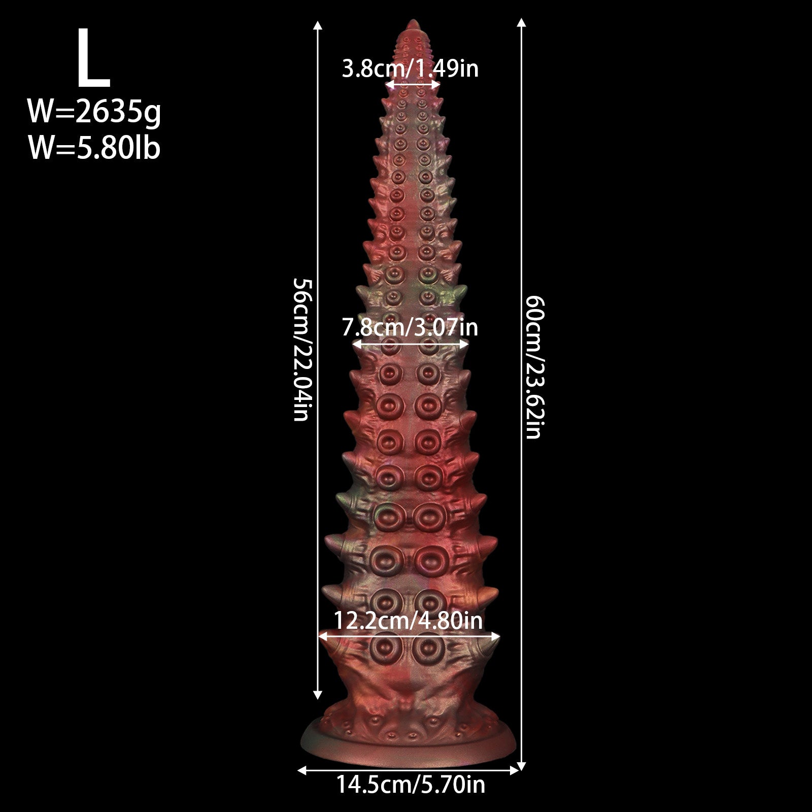 Extreme Huge Spiked Monster Tentacle Dildo