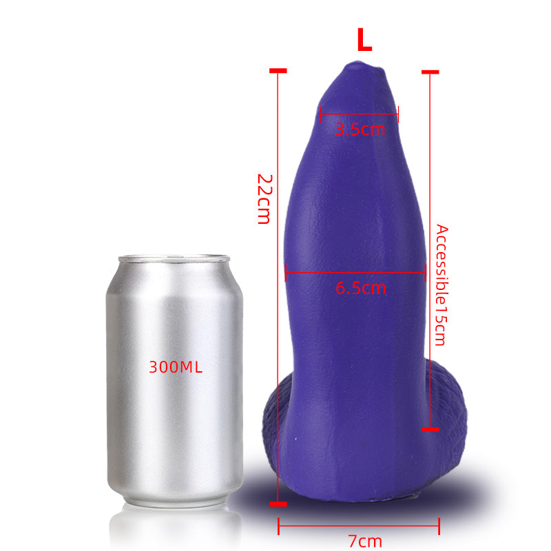 Big Conical Fantasy Foreskin Elephant Dildo