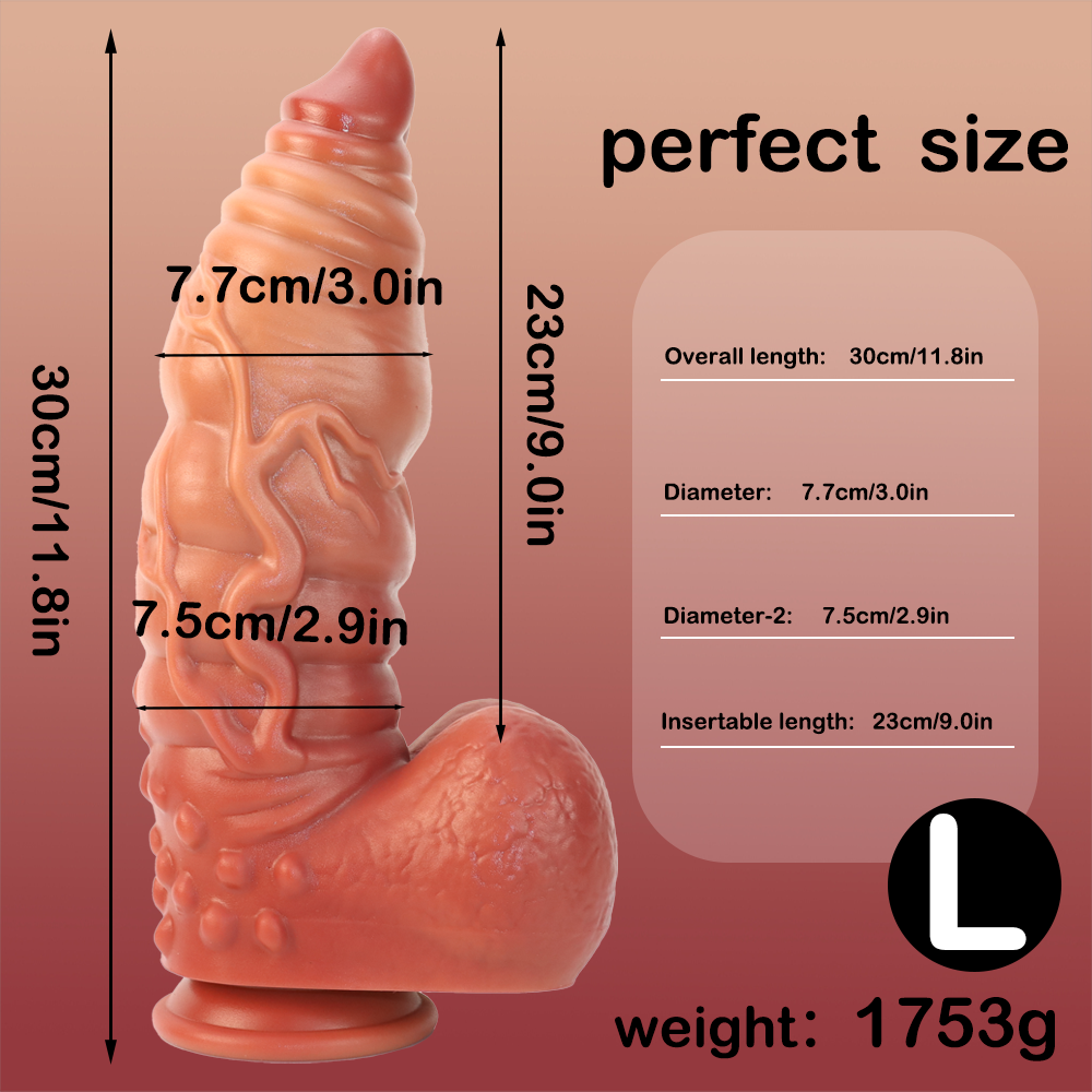 11 Inch Silicone Huge Monster Dildo