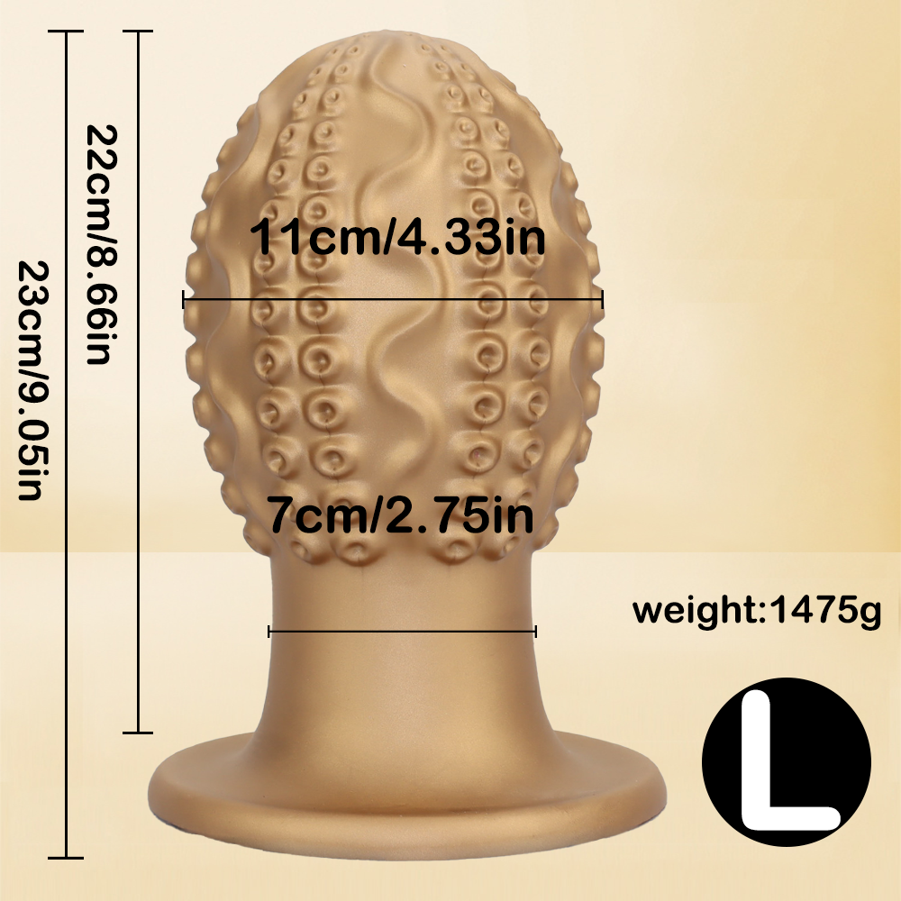 Fantasy Octopus Abalone Monster Giant Butt Plug