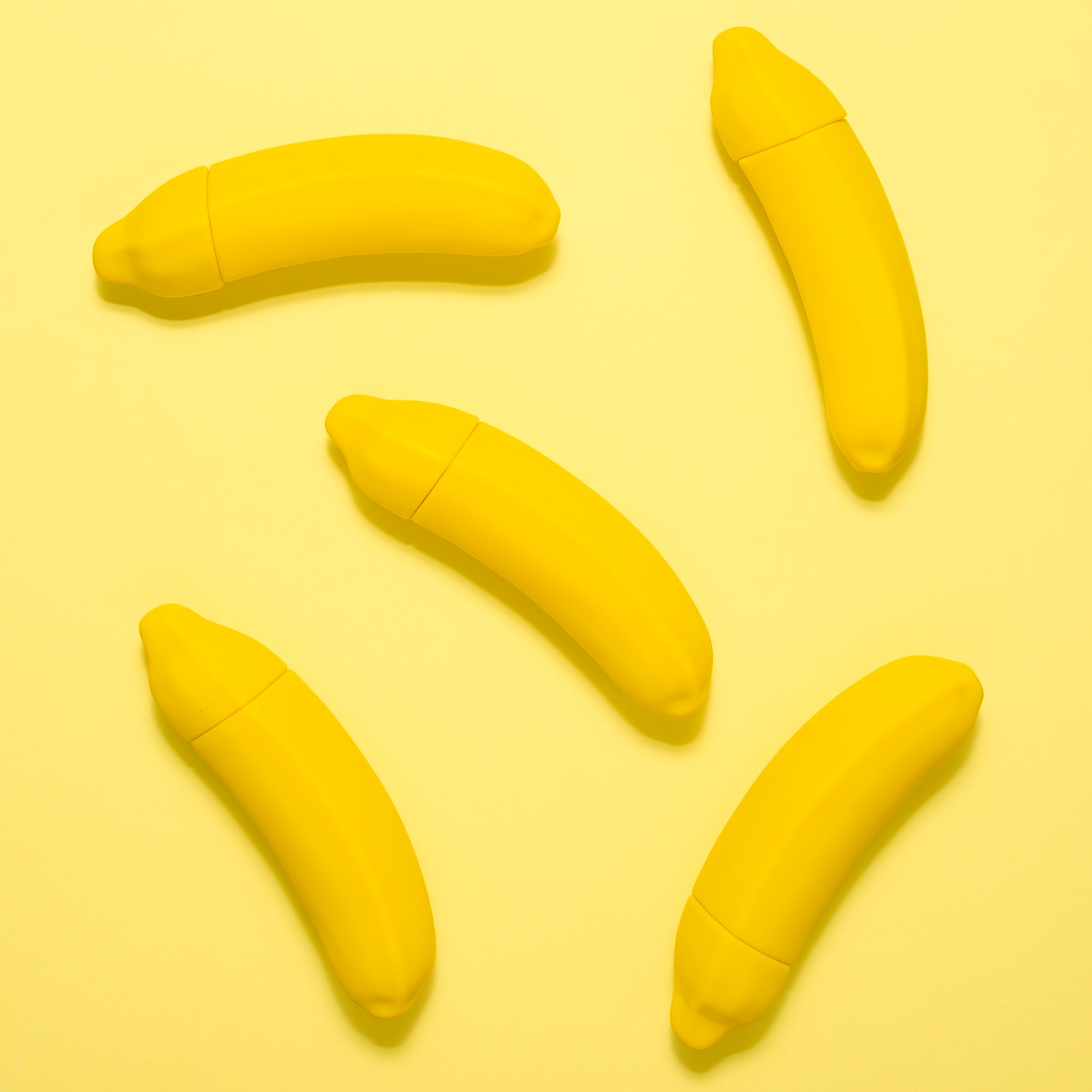 Yellow Banana Small Silent Clitoral Vibrator