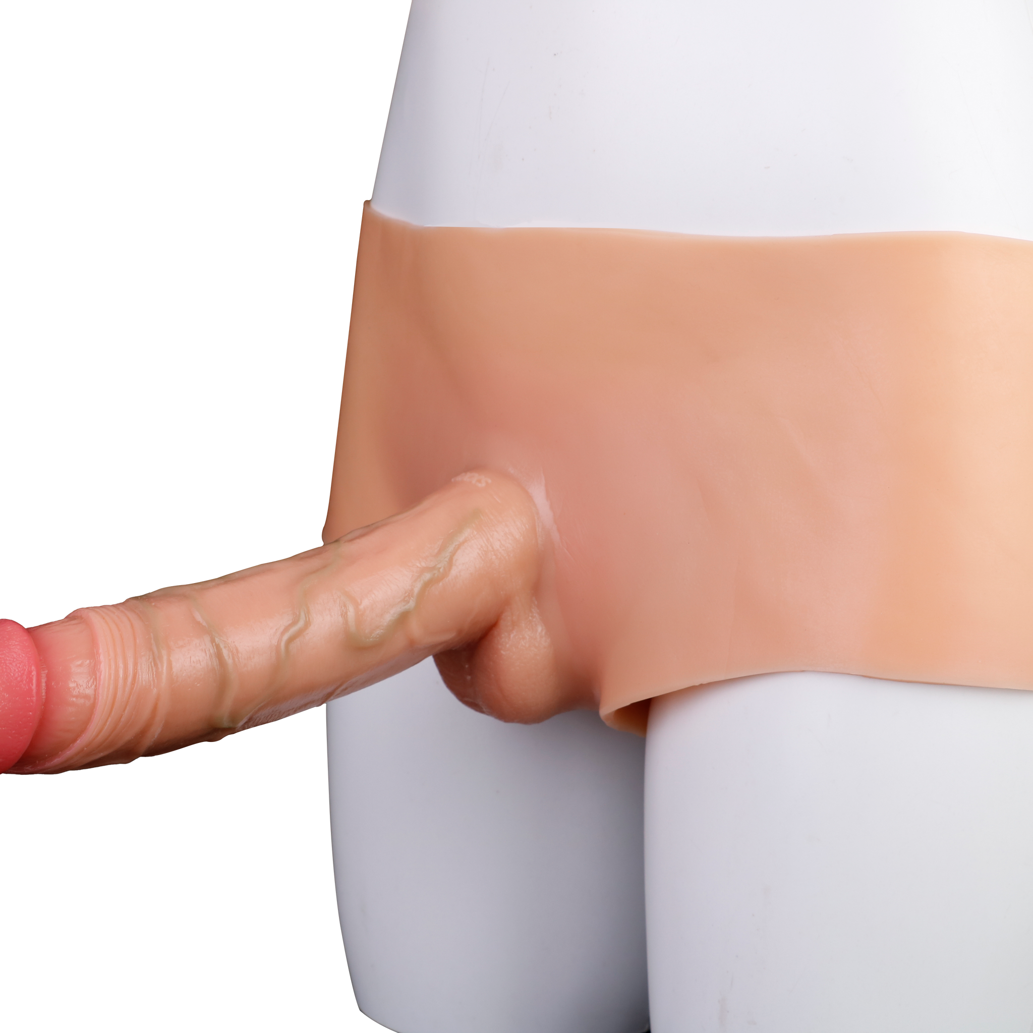 7 Inch Silicone Realistic Dildo Panties