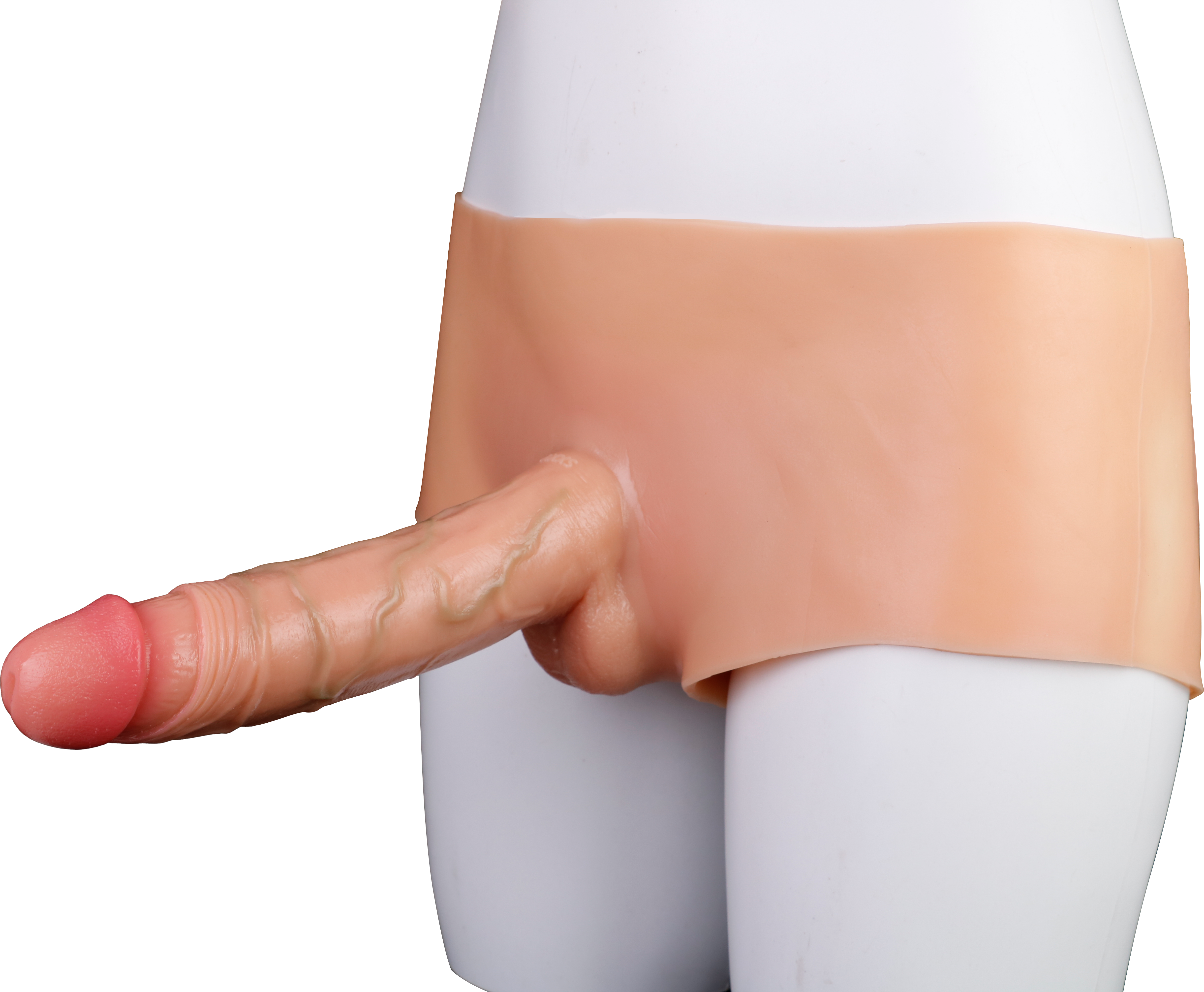 7 Inch Silicone Realistic Dildo Panties