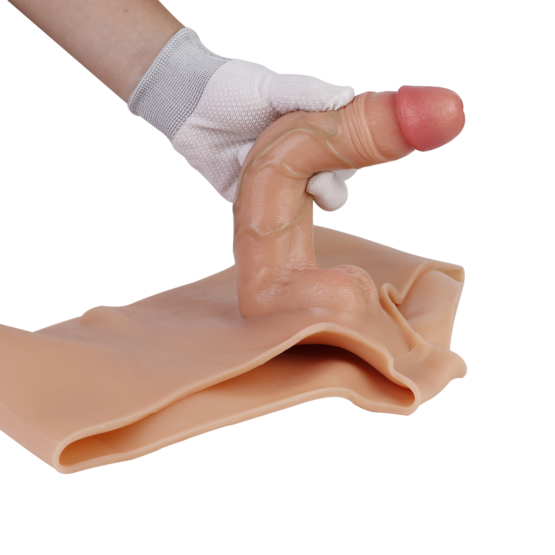 7 Inch Silicone Realistic Dildo Panties