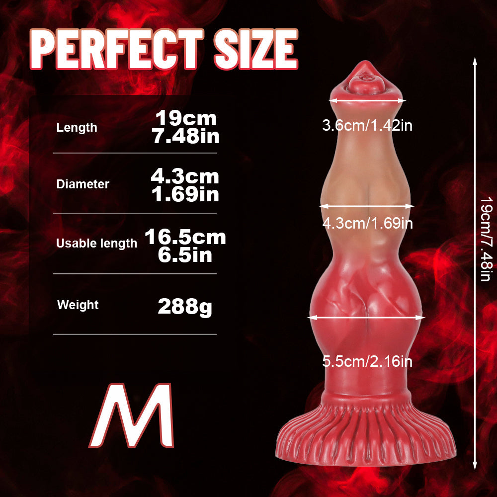Canine Silicone Dildo Wolf Penis Sex Toy