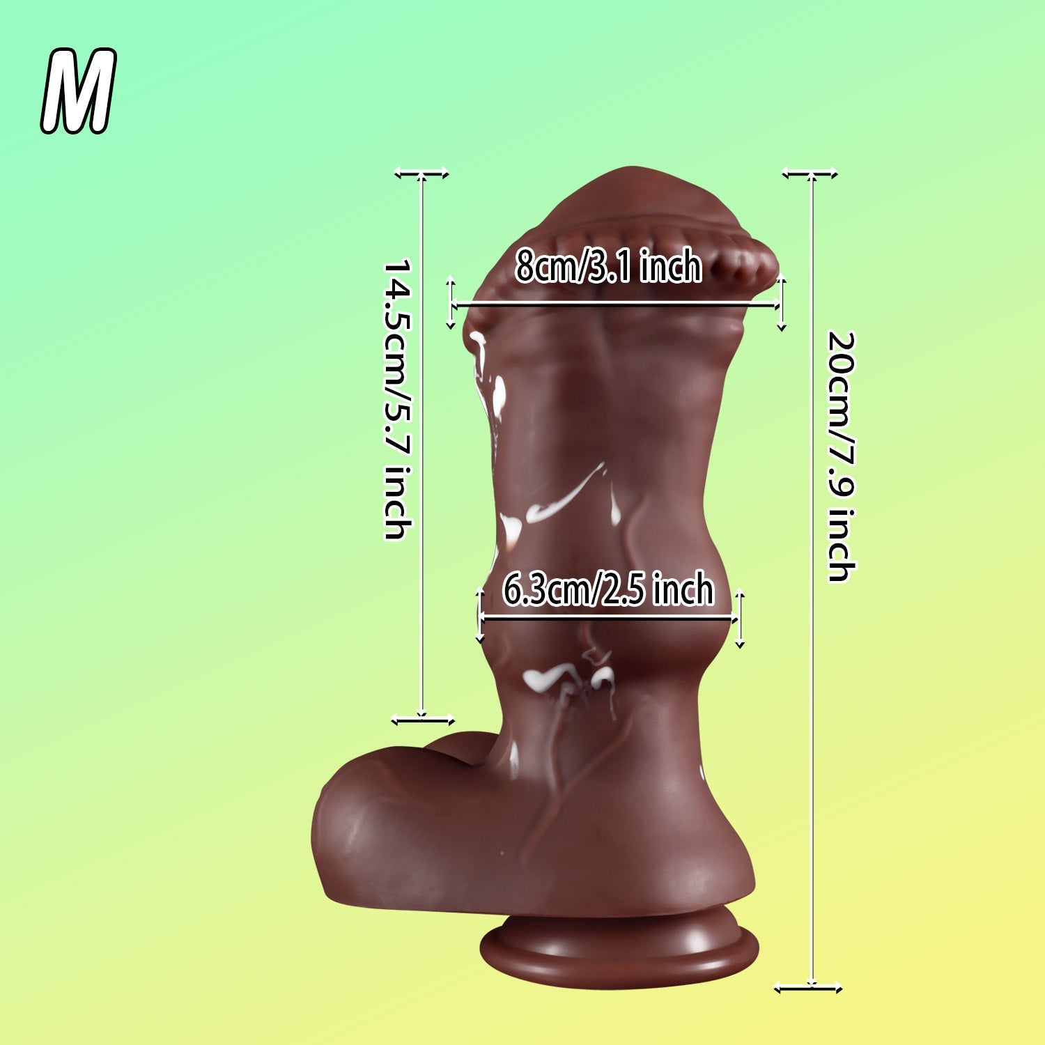 Brown Thick Pony Fantasy Animal Dildo