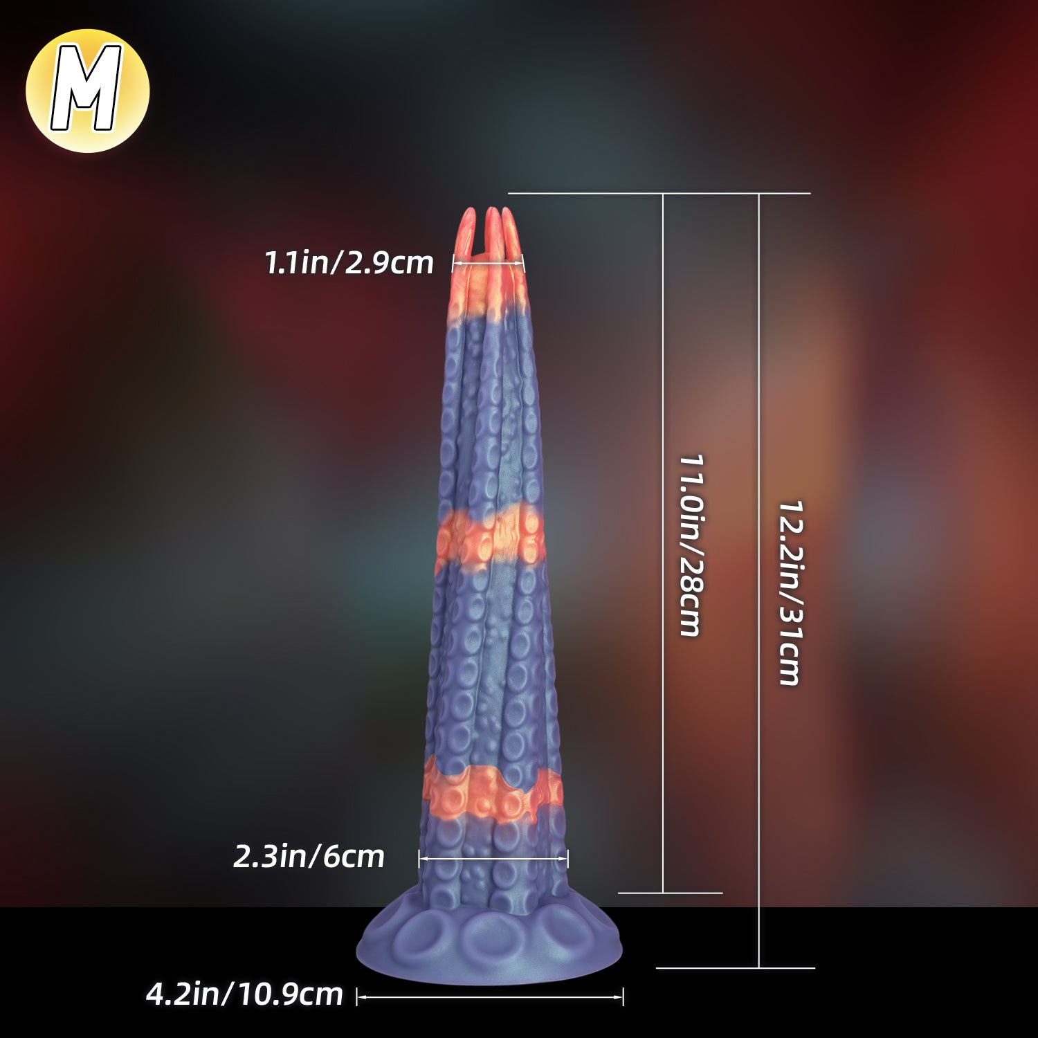 15 Inch Huge Octopus Tentacle Dildo