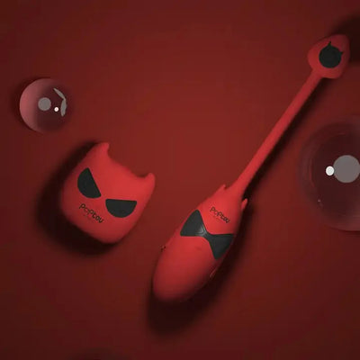 Red Little Devil Remote Control Egg Vibrator