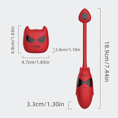 Red Little Devil Remote Control Egg Vibrator