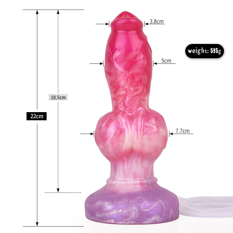8 Inch Big Knot Fantasy Dog Dildo