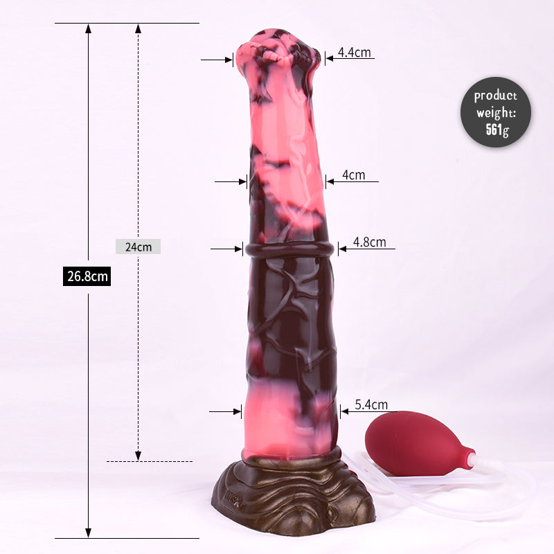 10 Inch Suction Cup Silicone Horse Squirting Dildo