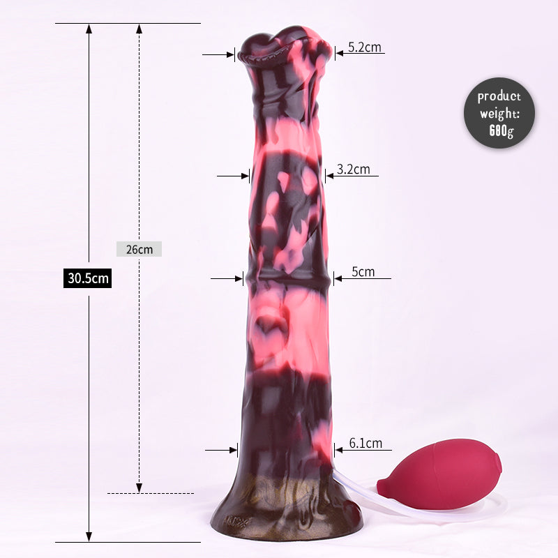 12 Inch Extra Long Horse Squirting Dildo