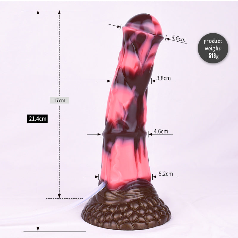 8 Inch Silicone Realistic Horse Squirting Dildo