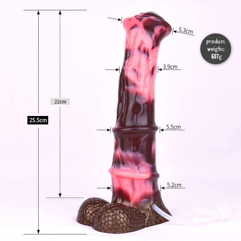 10 Inch Suction Cup Ball Horse Squirting Dildo