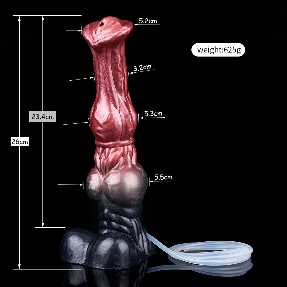 10 Inch Double Knot Horse Squirting Dildo