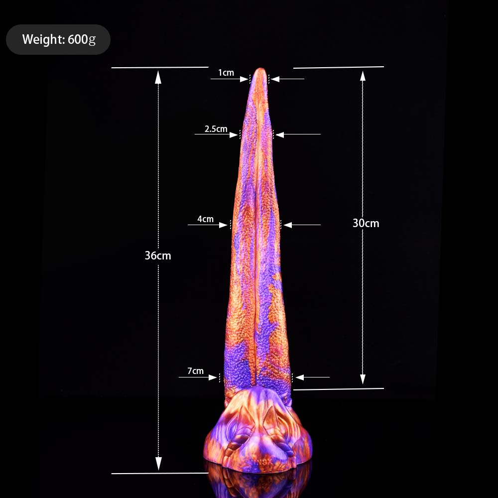 Long Tongue Gradient Fantasy Monster Dildo