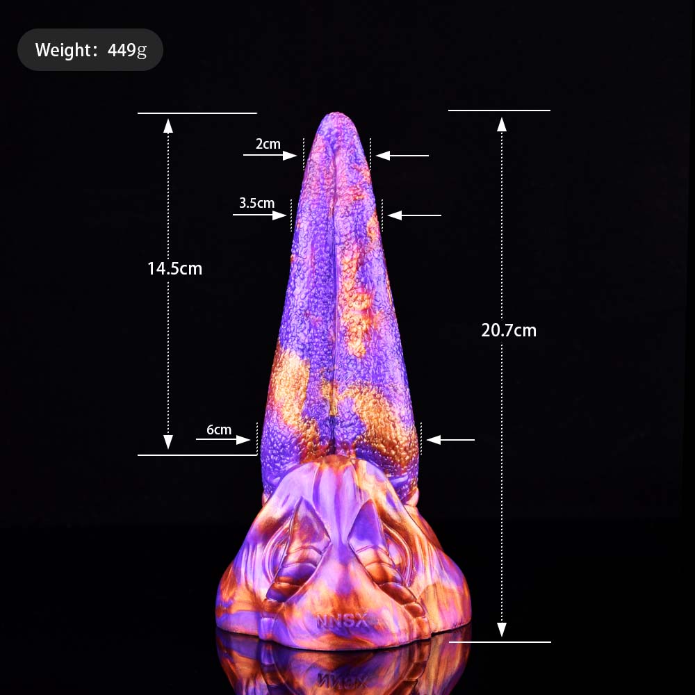Long Tongue Gradient Fantasy Monster Dildo