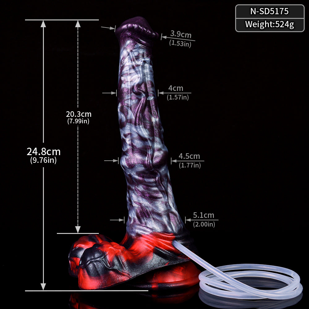 9 Inch Fantasy Horse Cock Squirting Dildo