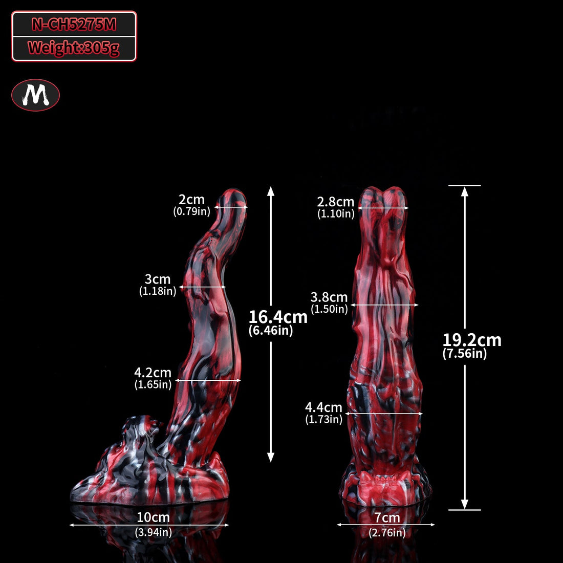 Silicone Custom American Bully Dog Fantasy Dildo