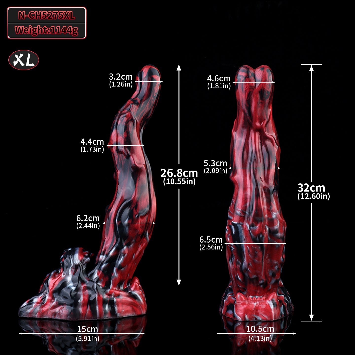 Silicone Custom American Bully Dog Tongue Dildo