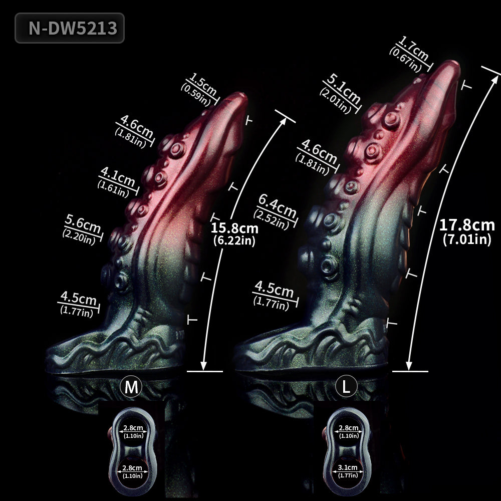 7 Inch Tentacle Monster Penis Extension Sleeve