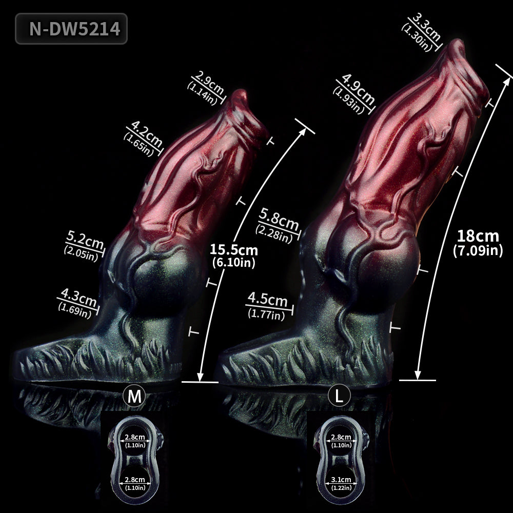 Wolf Knot Silicone Penis Extension Sleeve