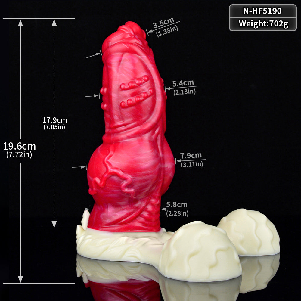 7 Inch Strong Suction Cup Bump Dog Dildo