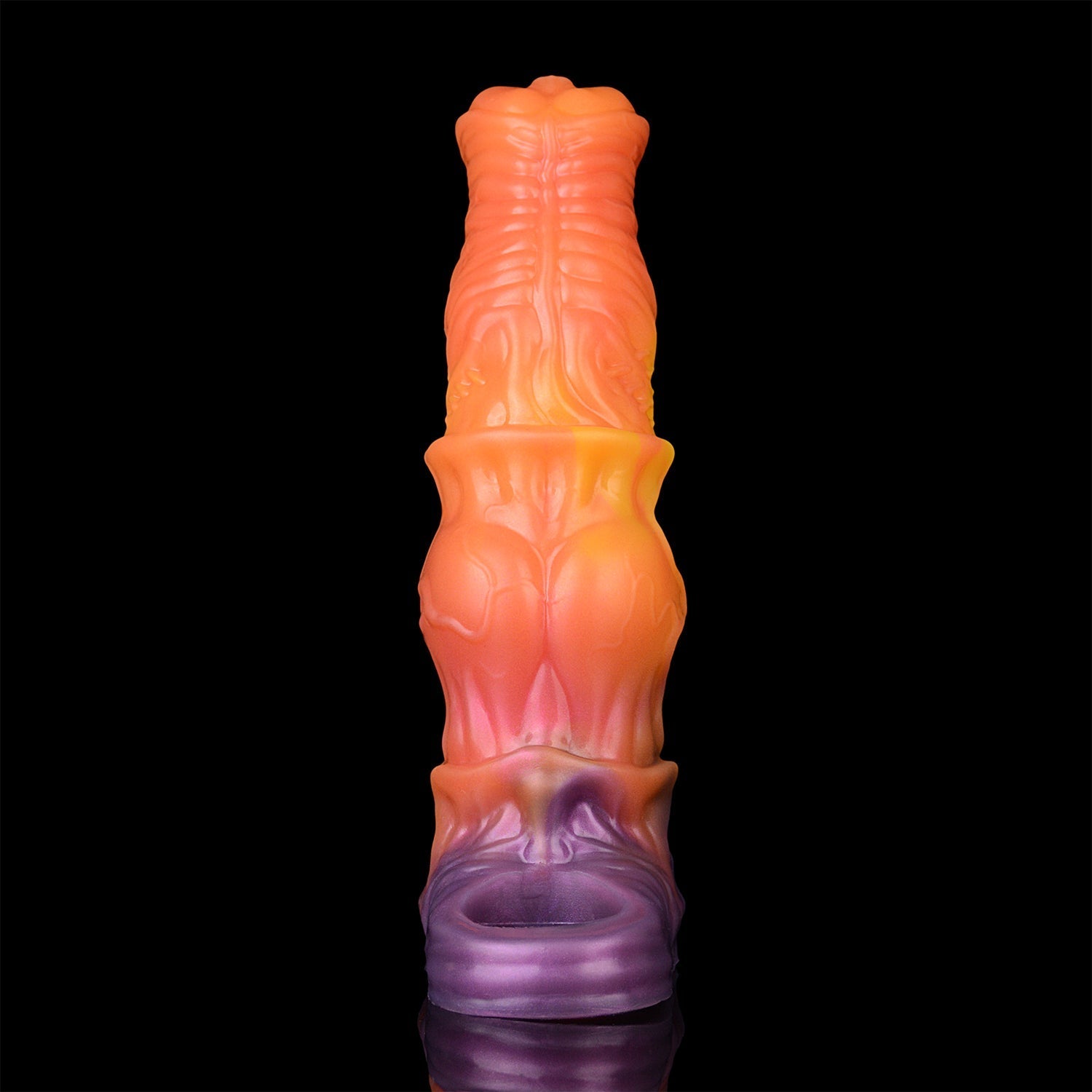 7 Inch Silicone Flame Horse Cock Sleeve