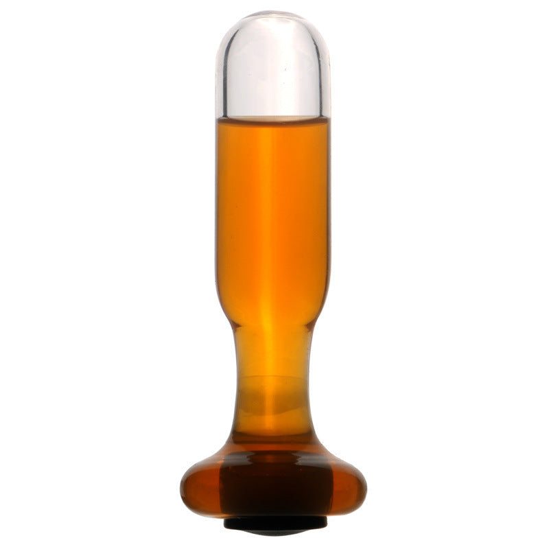 Hollow Heated Glass Anal Dildo
