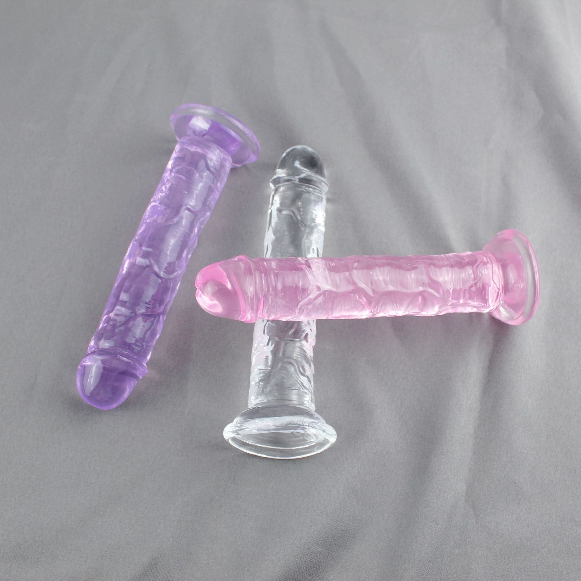 6 Inch Crystal Clear Anal Jelly Dildo